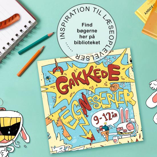 inspirationsfolder - Gakkede tegneserier