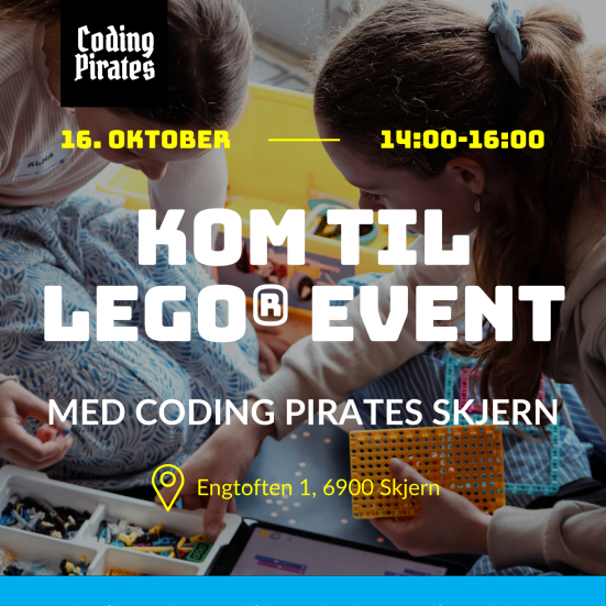 KOM TIL LEGO® EVENT med Coding Pirates Skjern