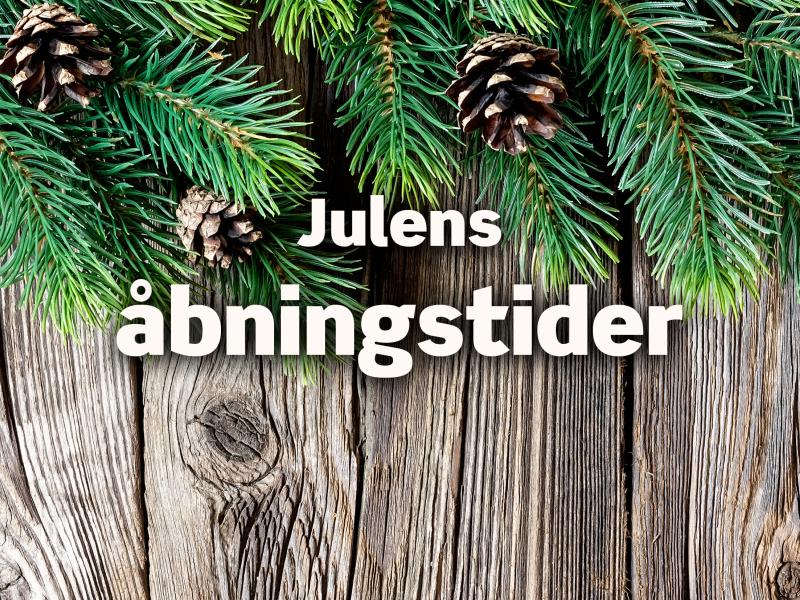 Julens åbningstider 