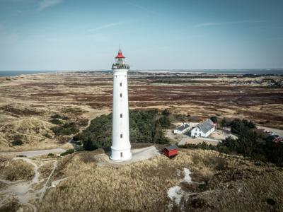 Lyngvig Fyr. Holmsland Klitvej 109, 6960 Hvide Sande.