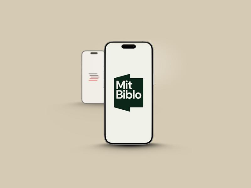Biblioteket-appen er blevet til Mit Biblo