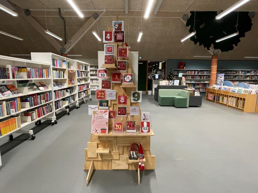 Jul i børnebiblioteket