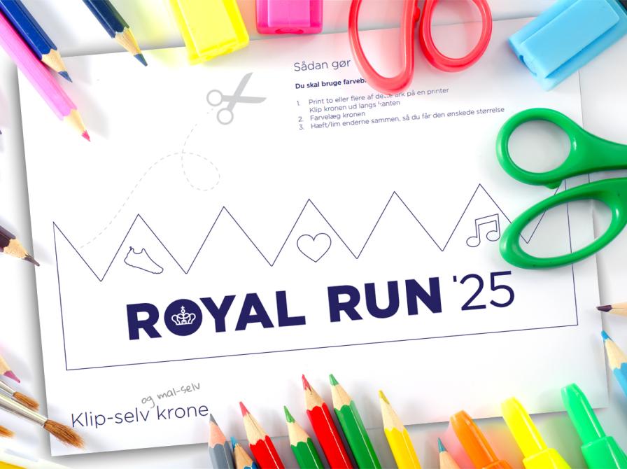 KREA-TID på Skjern Bibliotek - I anledning af Royal Run kan du i dag komme forbi og pynte din egen krone.