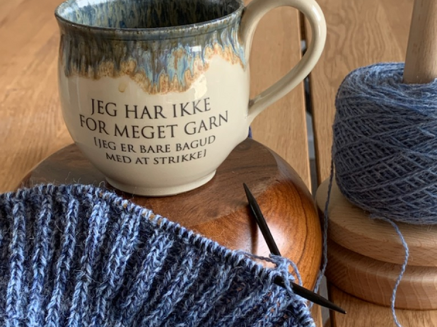 Strikkecafé på Skjern Bibliotek