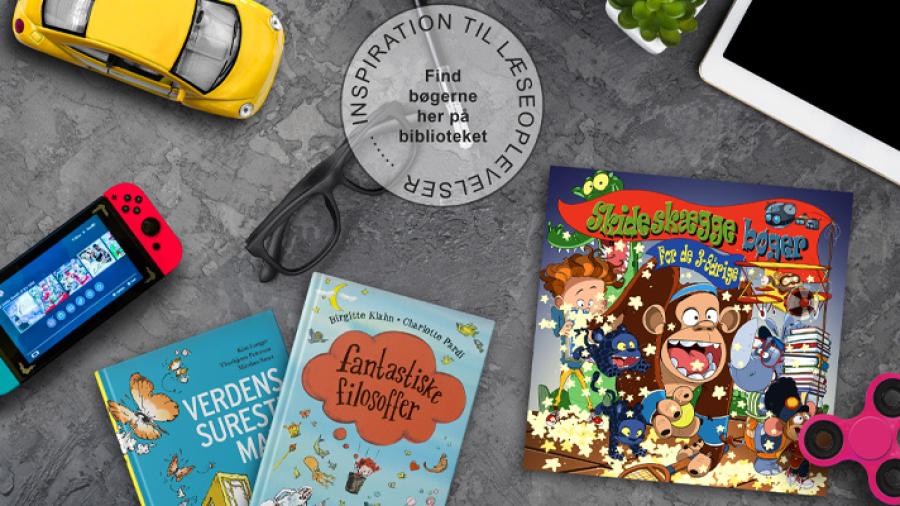 Skideskægge bøger - Inspirationskatalog med bøger for de 3-8 årige
