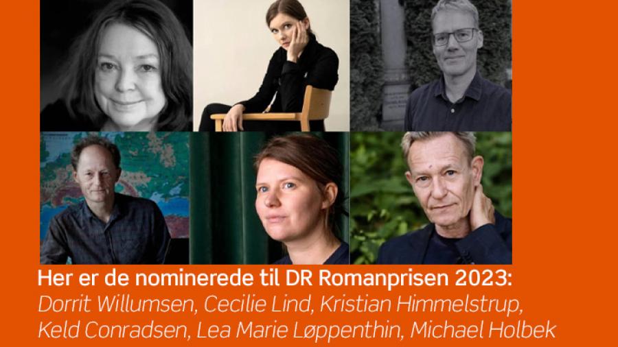 Her er de seks nominerede til DR Romanprisen 2023
