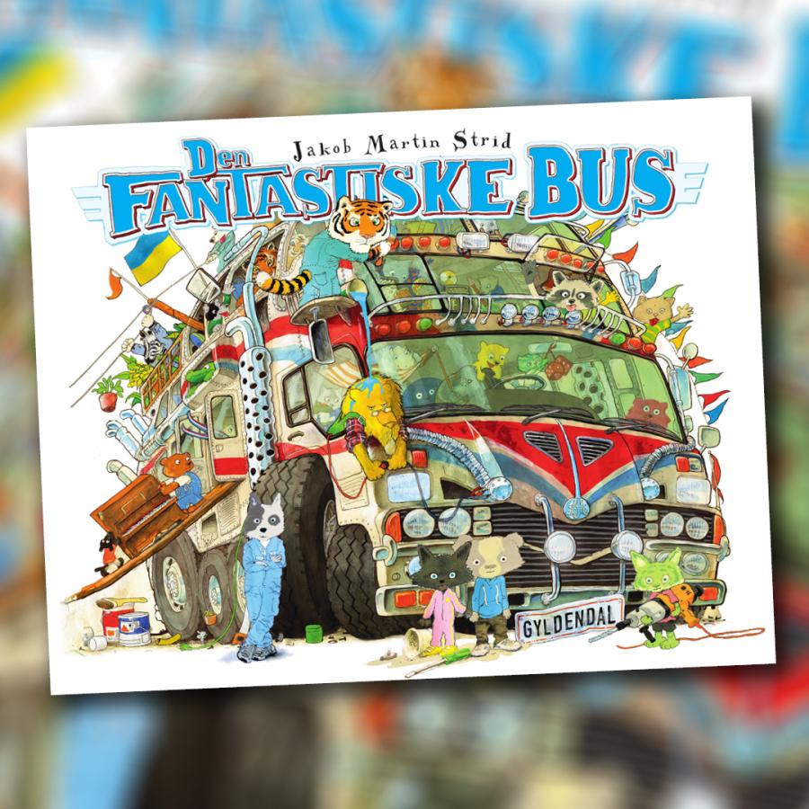 Martin Jakob Strik er modtager af Kulturministeriets Illustratorpris for børne- og ungdomsbøger for 'Den fantastiske bus’.